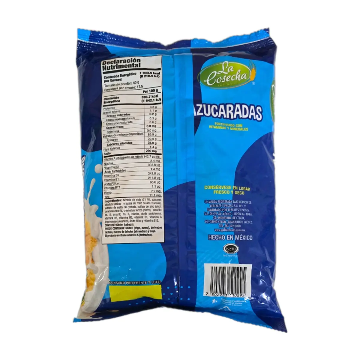 Cereal de hojuelas de maíz con azúcar La Cosecha Golden Foods (500 g / 1.10 lb) - Thumbnail 2