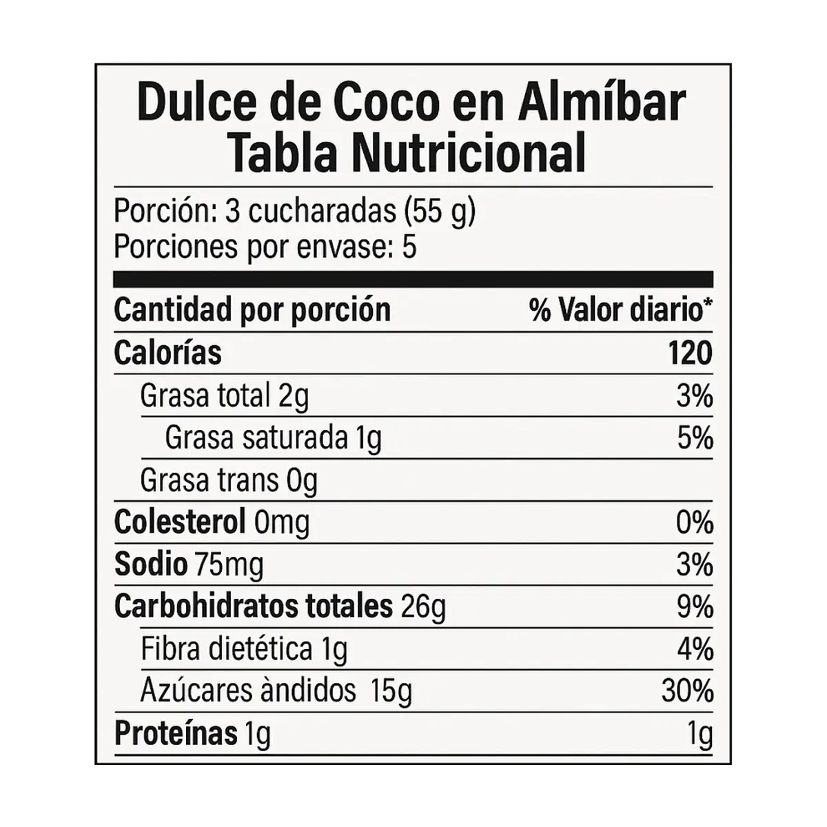 Coco rallado en almíbar Conchita (3.45 kg / 7.61 lb) - Thumbnail 2