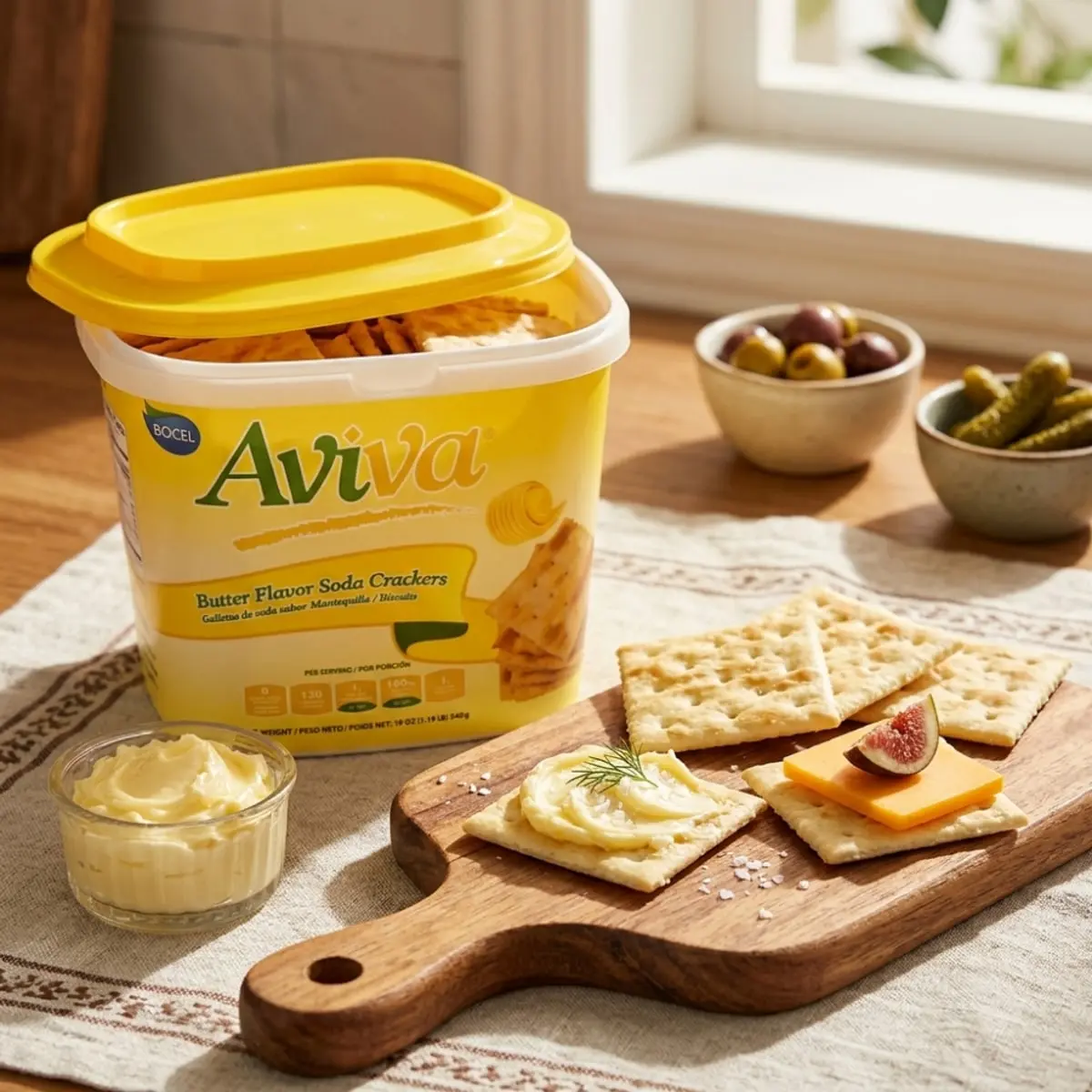 Galletas de soda sabor mantequilla Aviva (540 g / 1.19 lb) - Thumbnail 5