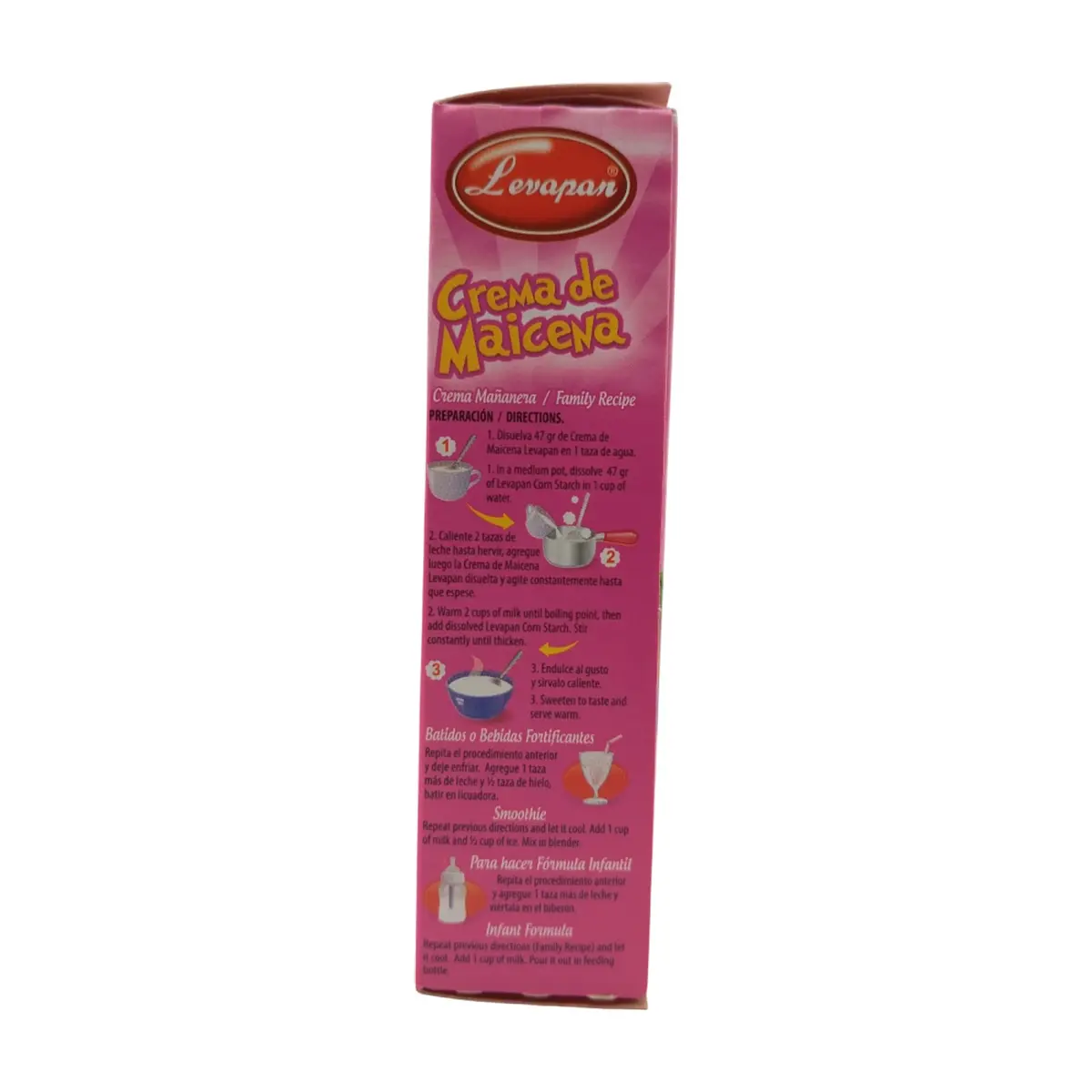 Crema de maicena sabor fresa Levapan (47 g / 1.65 oz) - Thumbnail 3
