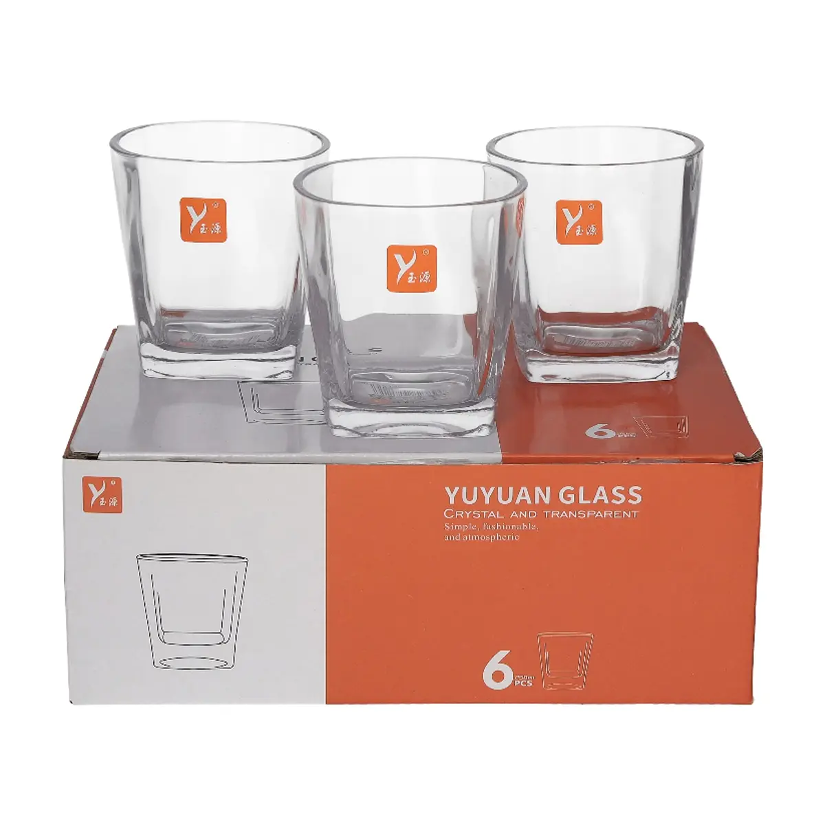 Juego de vasos de cristal Yuyuan (6 U) - Thumbnail 2