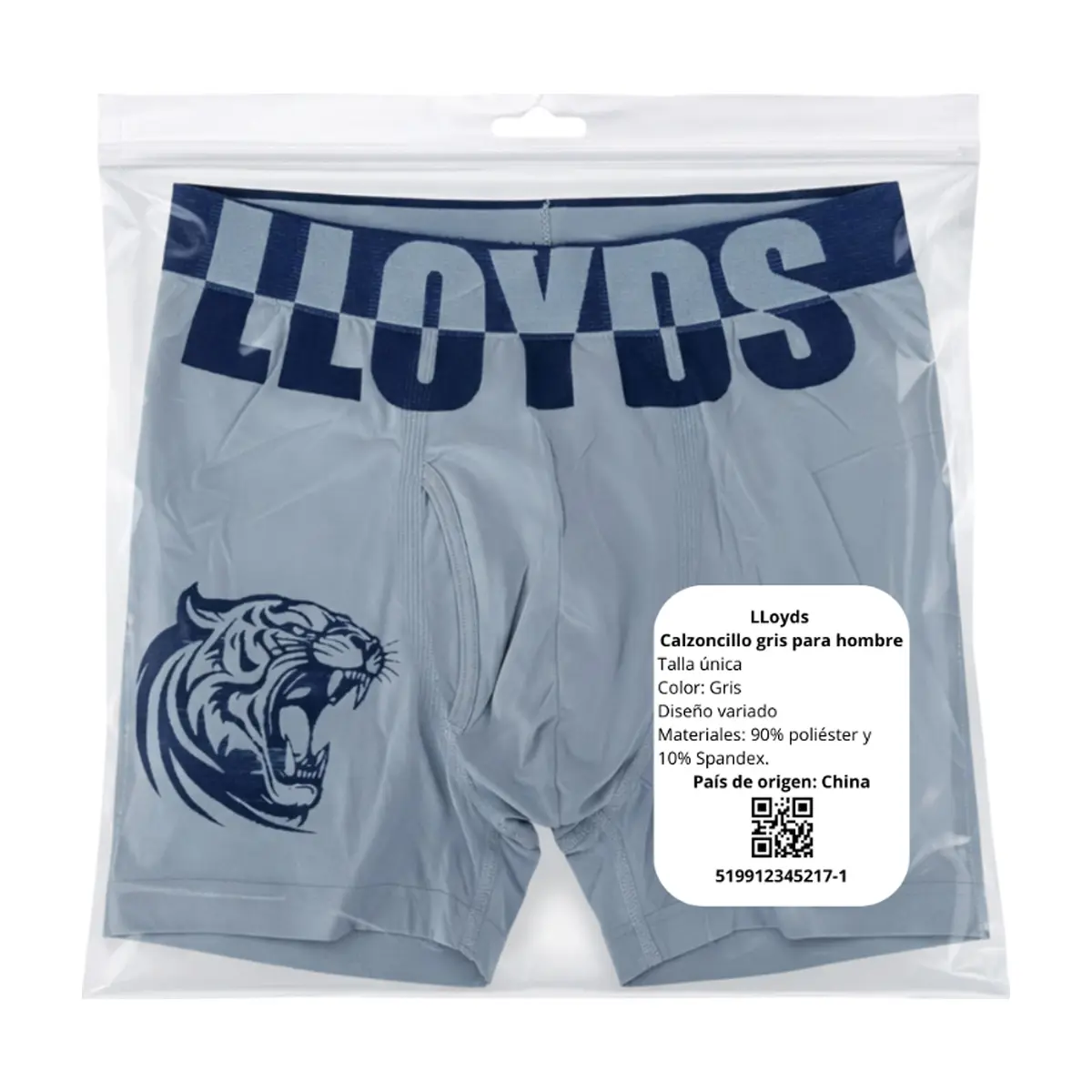 Calzoncillo gris para hombre LLoyds (Talla única) - Thumbnail 3