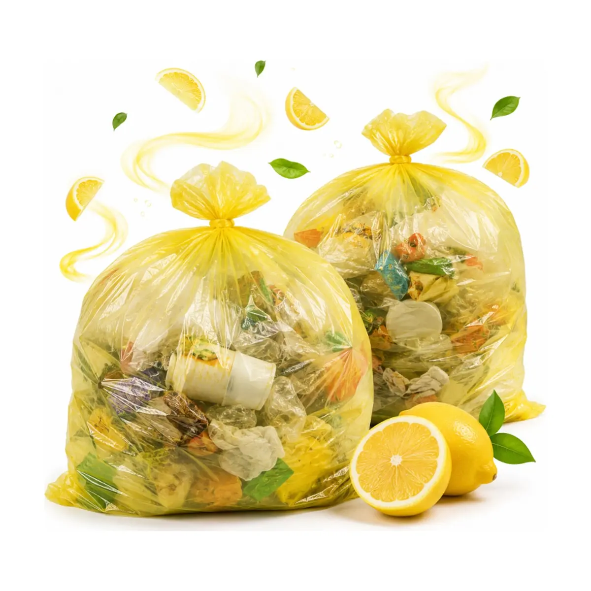 Bolsas de basura con pliegues de la marca con aroma a limón Floppy (10 U) - Thumbnail 3