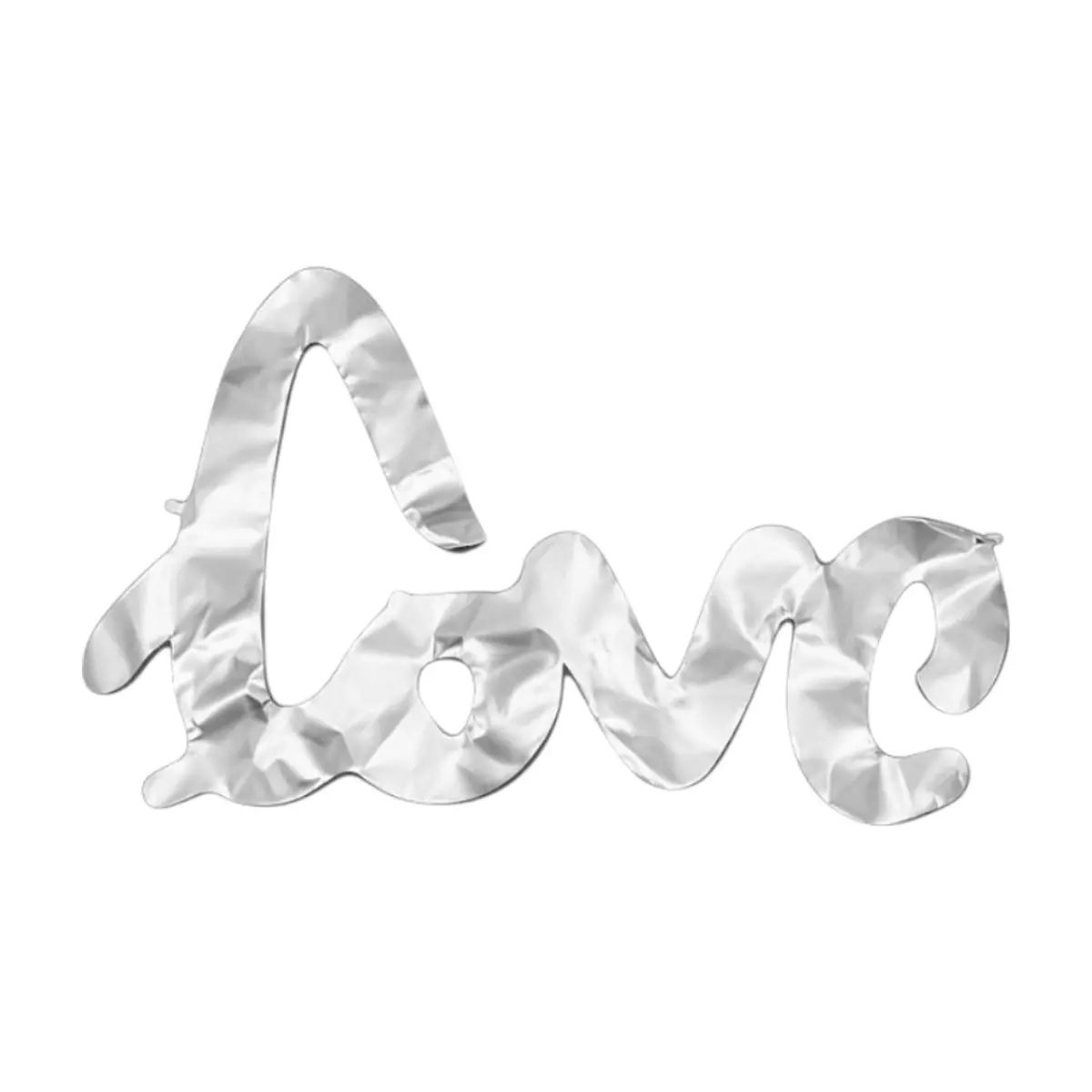 Globo "Love" en plateado Ballon - Thumbnail 2