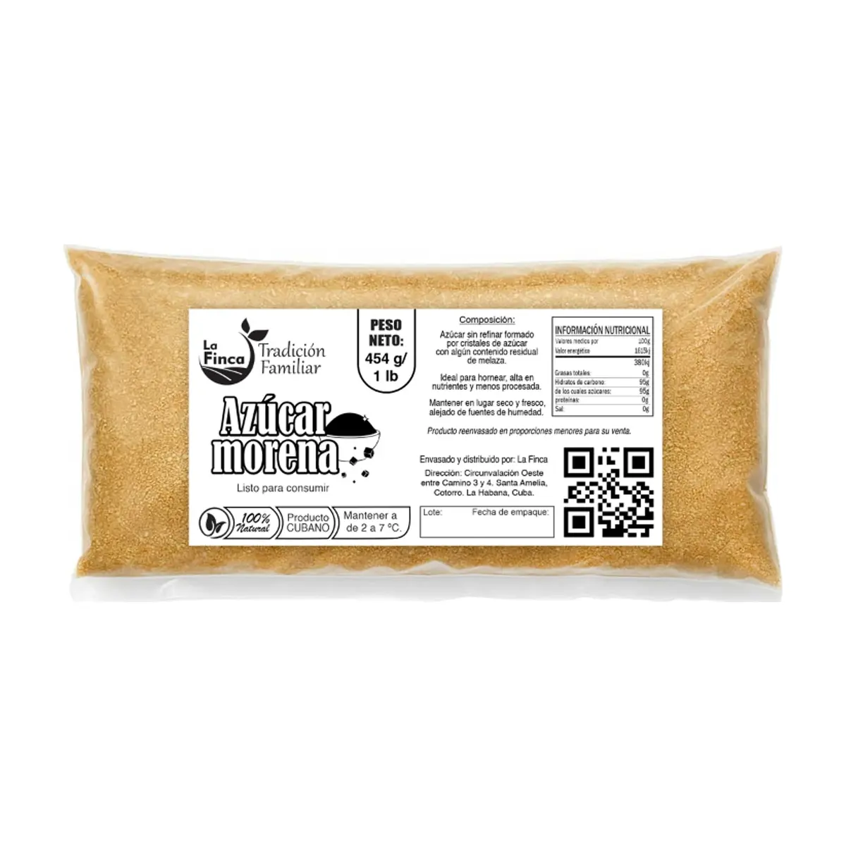Azúcar morena La Finca (454 g / 1 lb) - Miniatura 6