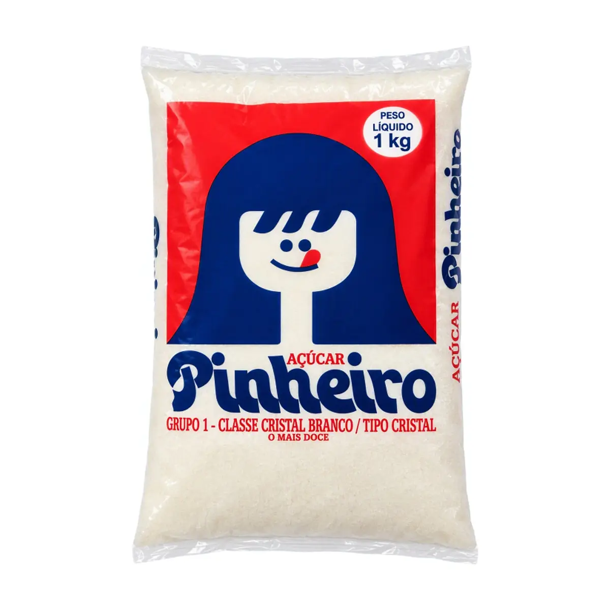 Azúcar blanca cristal Pinheiro (1 kg / 2.2 lb) - Miniatura 1