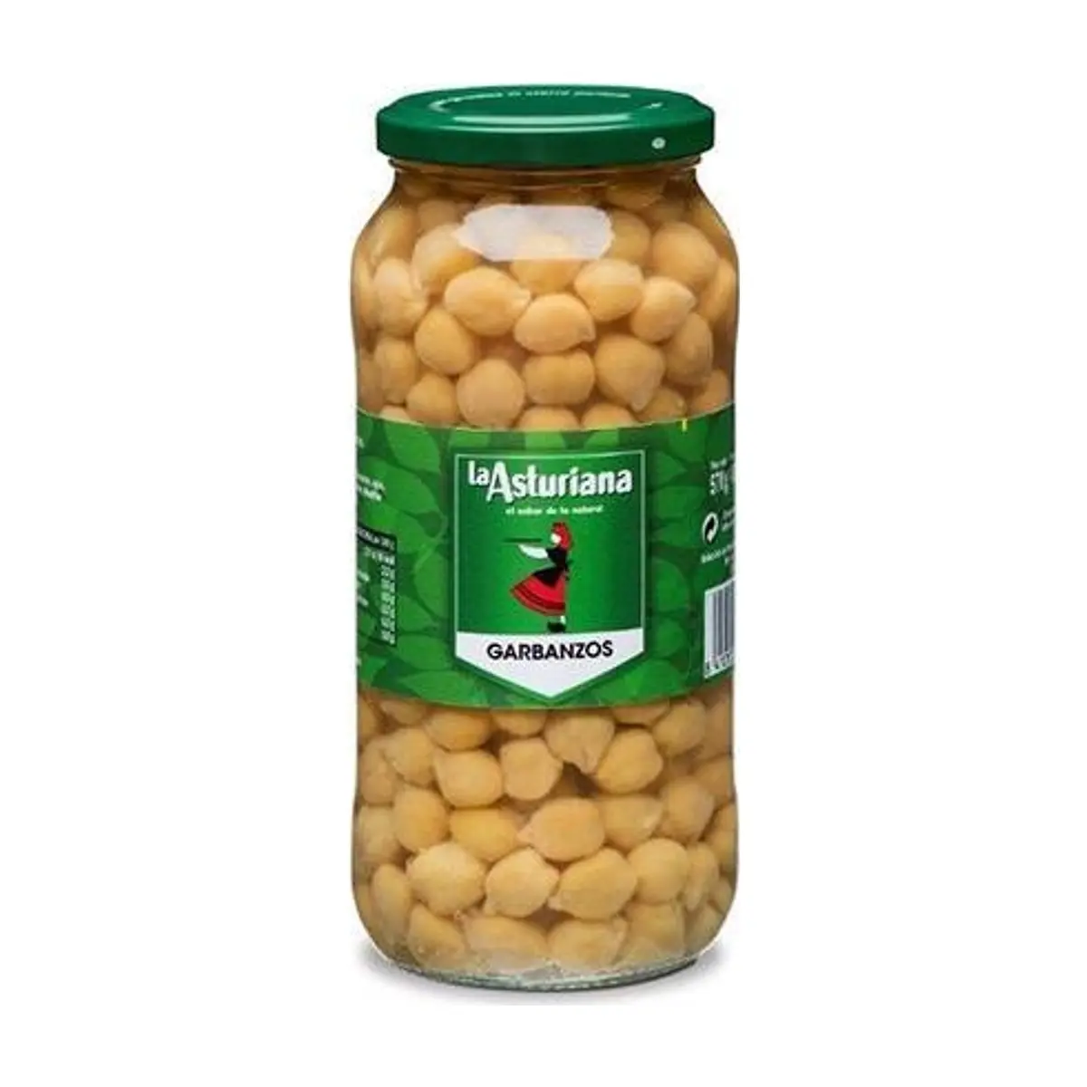 Garbanzos en Tarro de Vidrio (570 gr) LA ASTURIANA