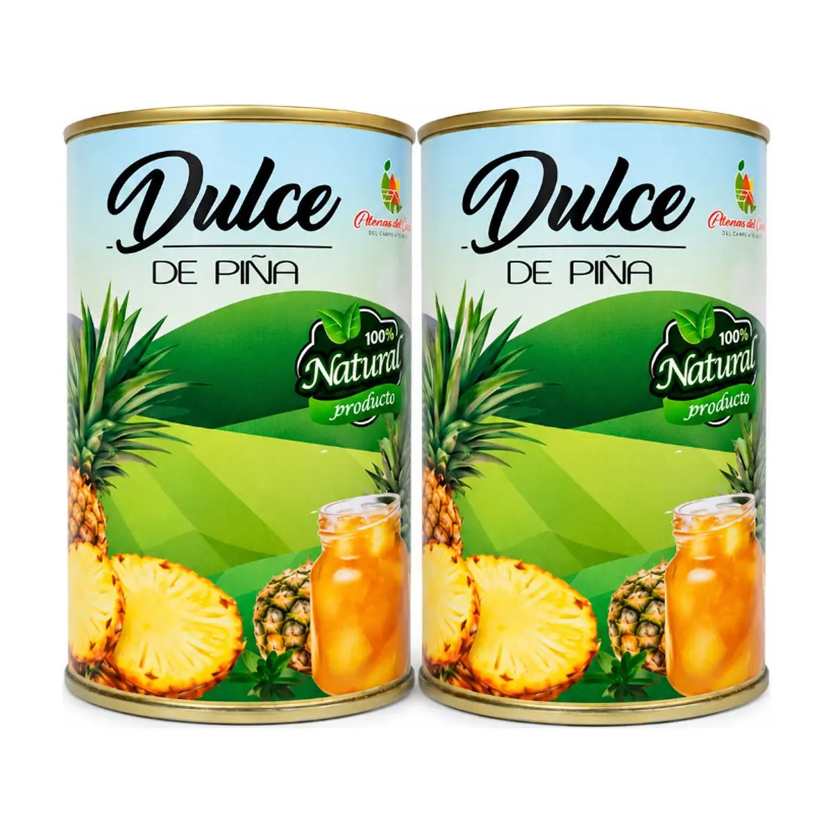 Dulce de Piña Placeres del Campo (2 x 460 g / 1.01 lb) - Imagen 1
