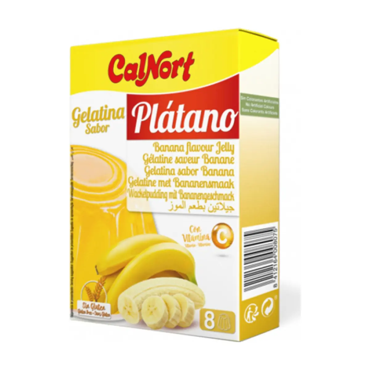 Gelatina de plátano Calnort (170 g / 6 oz)