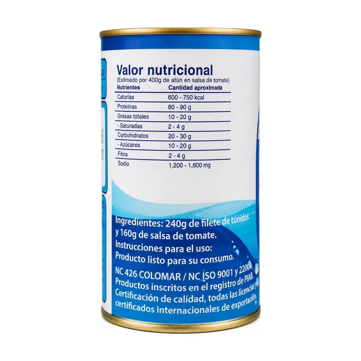 Filete de túnidos en salsa de tomate Valcatá SURL (400 g / 14.11 oz) - Thumbnail 3