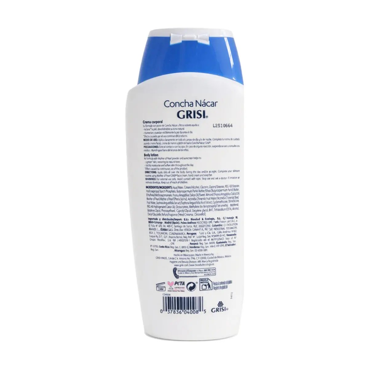 Crema corporal aclarante Concha Nácar Grisi (400 ml) - Thumbnail 2