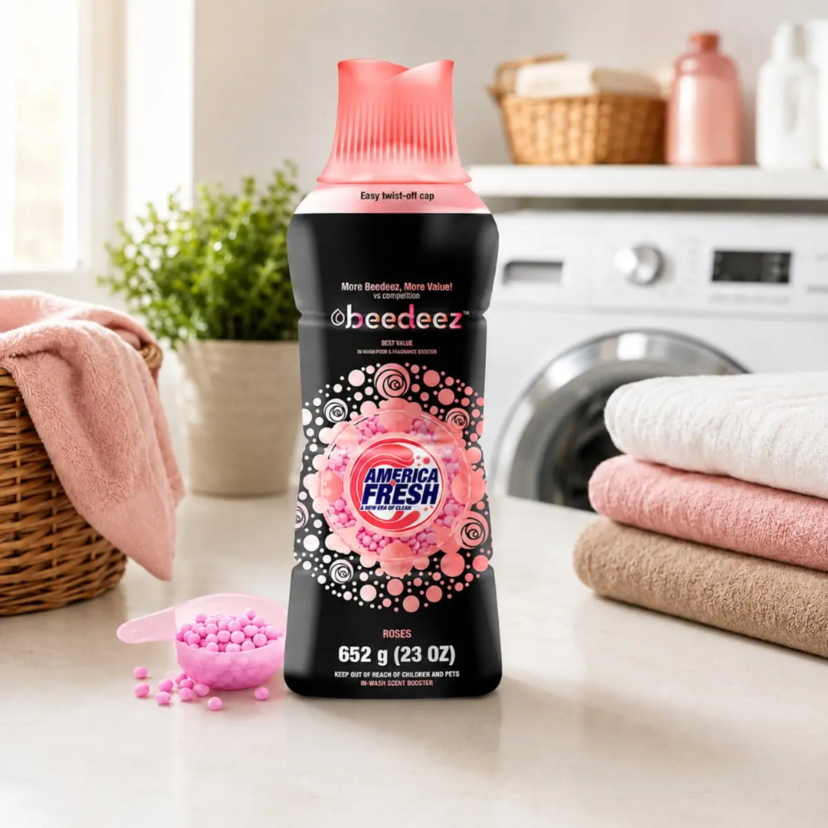 Perlas potenciadoras de aroma rosa America Fresh (3 x 652 g / 23 oz) - Miniatura 2