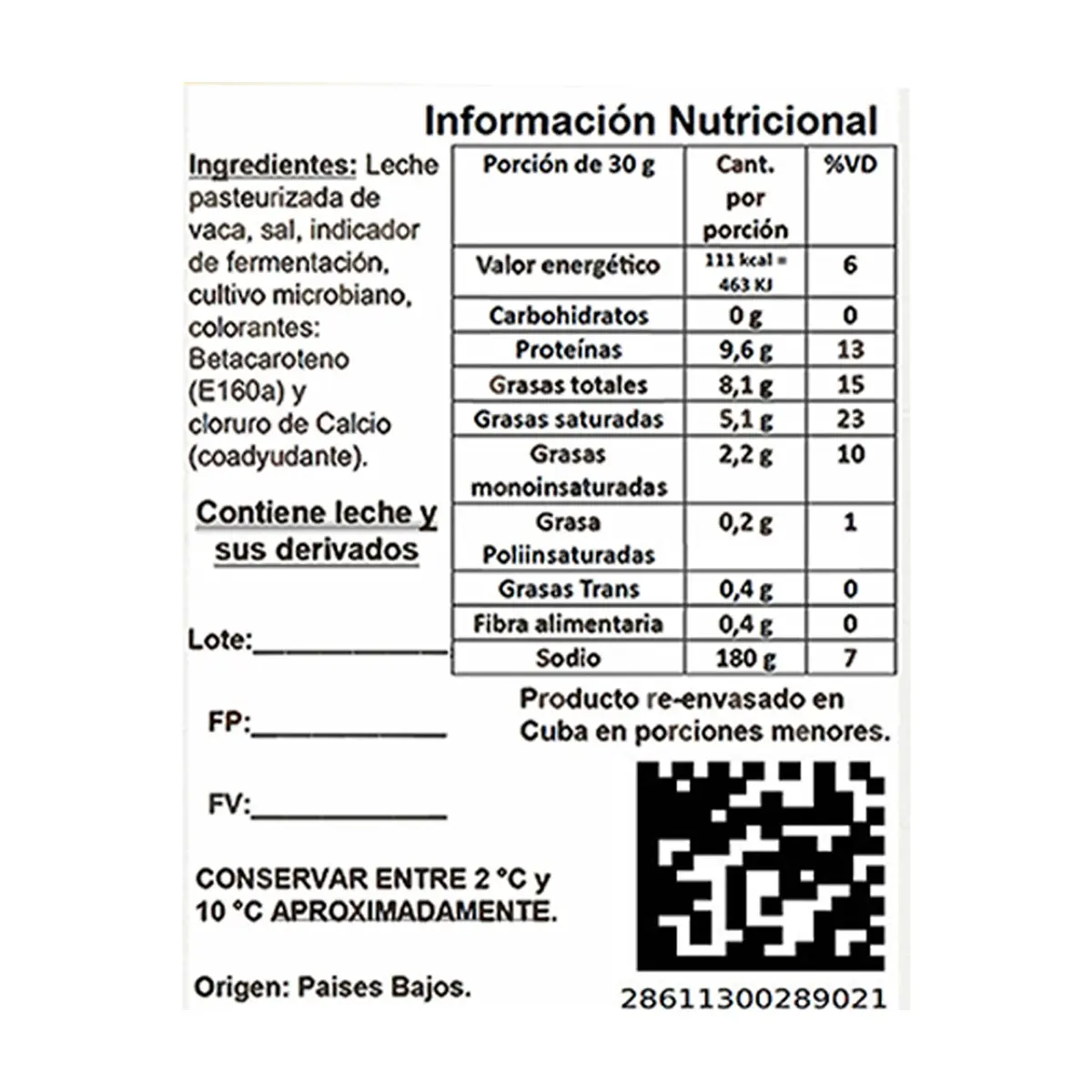 Queso gouda lasqueado (454 g / 1 lb) - Miniatura 3