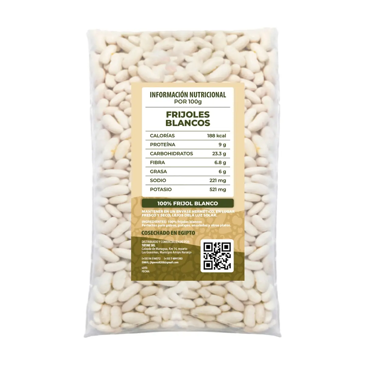 Frijoles blancos Campo Vivo (1 kg / 2.2 lb) - Thumbnail 3