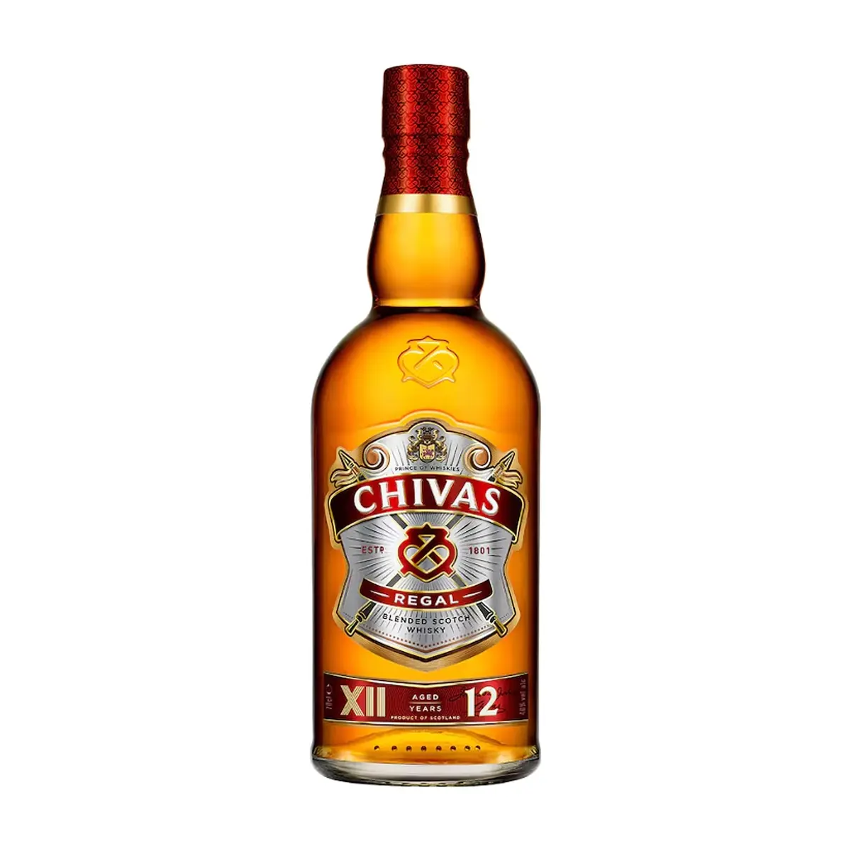 Whisky 40 % vol 12 años Chivas Regal (700 ml)