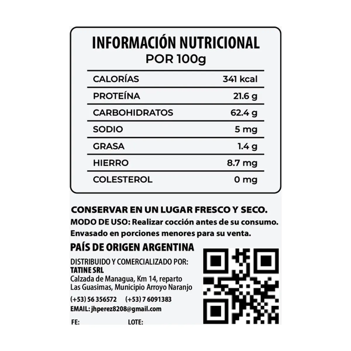 Frijoles negros Campo Vivo (5 x 454 g / 1 lb) - Thumbnail 4