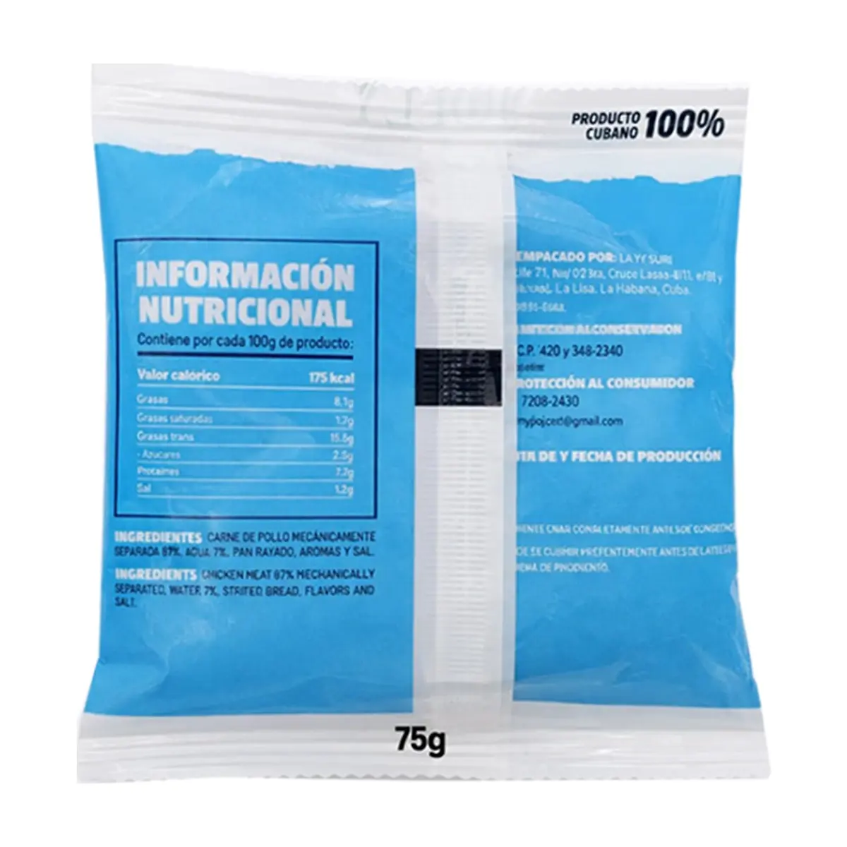 Hamburguesa de pollo Nativas (75 g / 2.65 oz) - Thumbnail 3