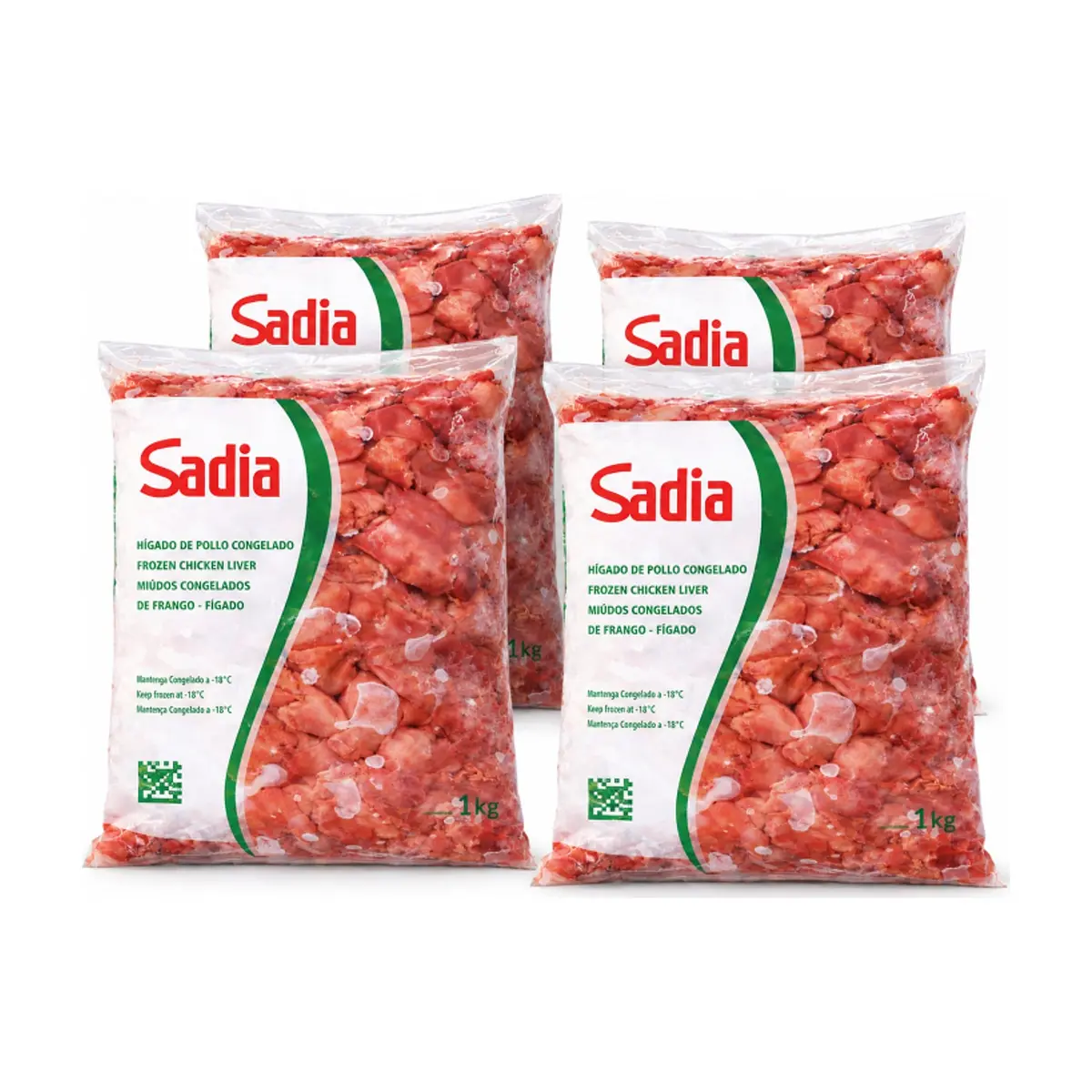 Hígado de pollo Sadia (4 x 1 kg / 2.2 lb) - Imagen 1