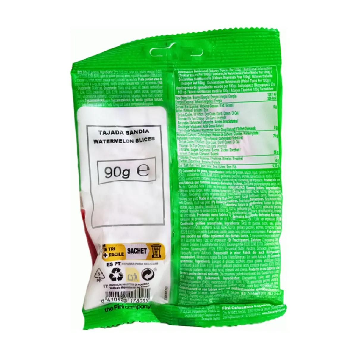 Gomitas tajadas de sandía Fini (90 g / 3.17 oz) - Miniatura 2
