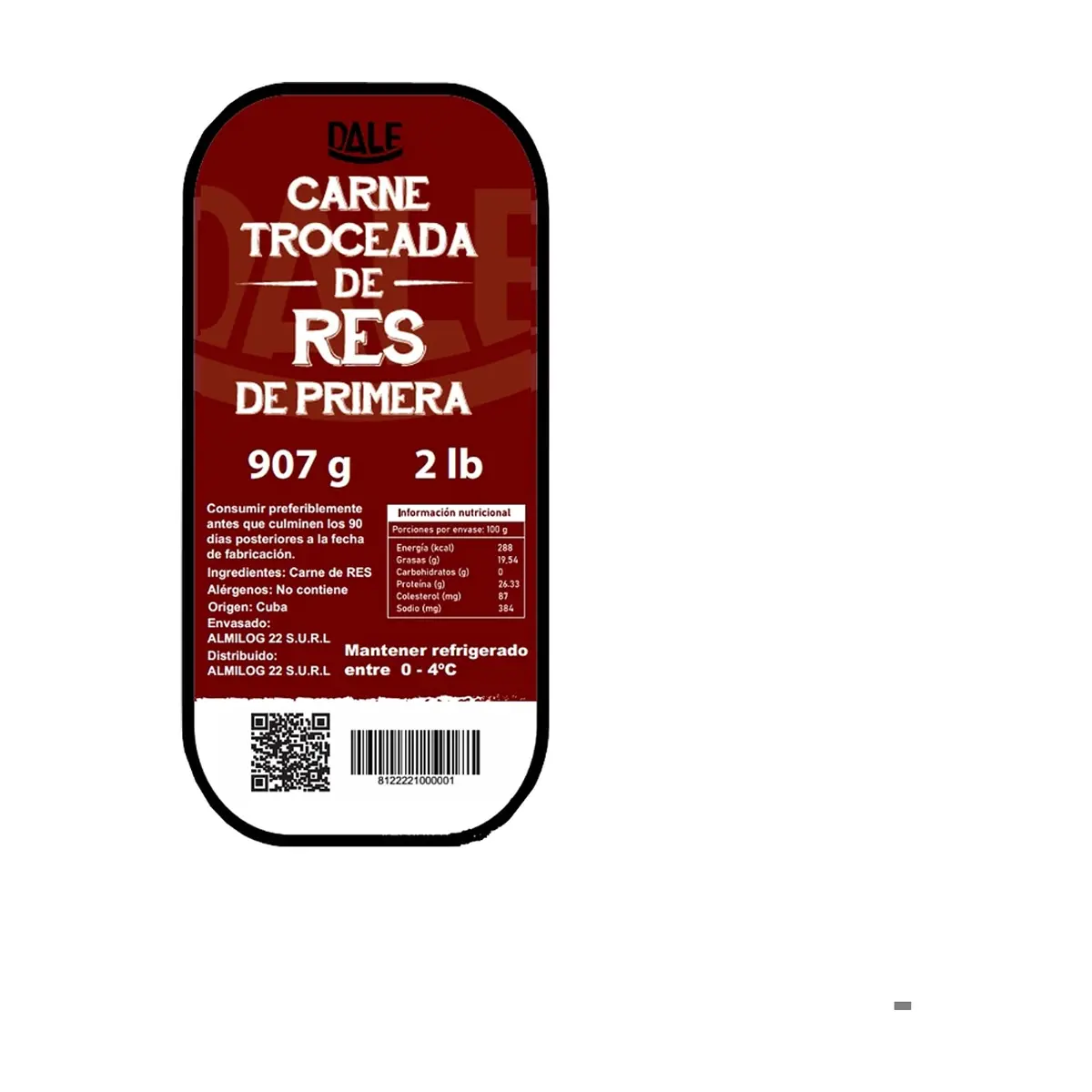 Carne troceada de res de primera Dale (907 g / 2 lb) - Thumbnail 3