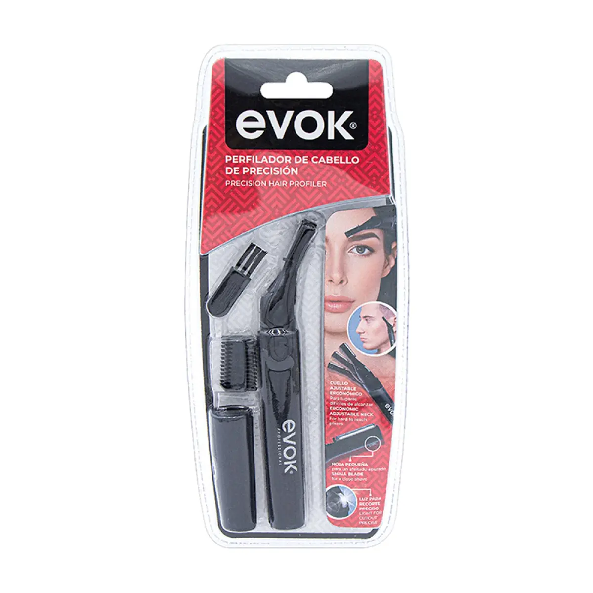 Perfilador de precisión para cejas y cabello.