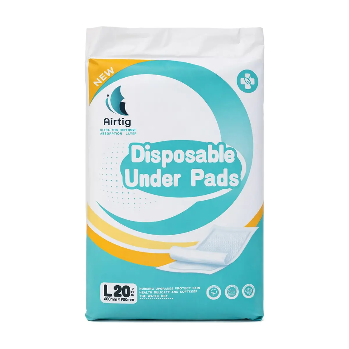 Protectores desechables para incontinencia talla L Airtig (20 U) - Miniatura 1