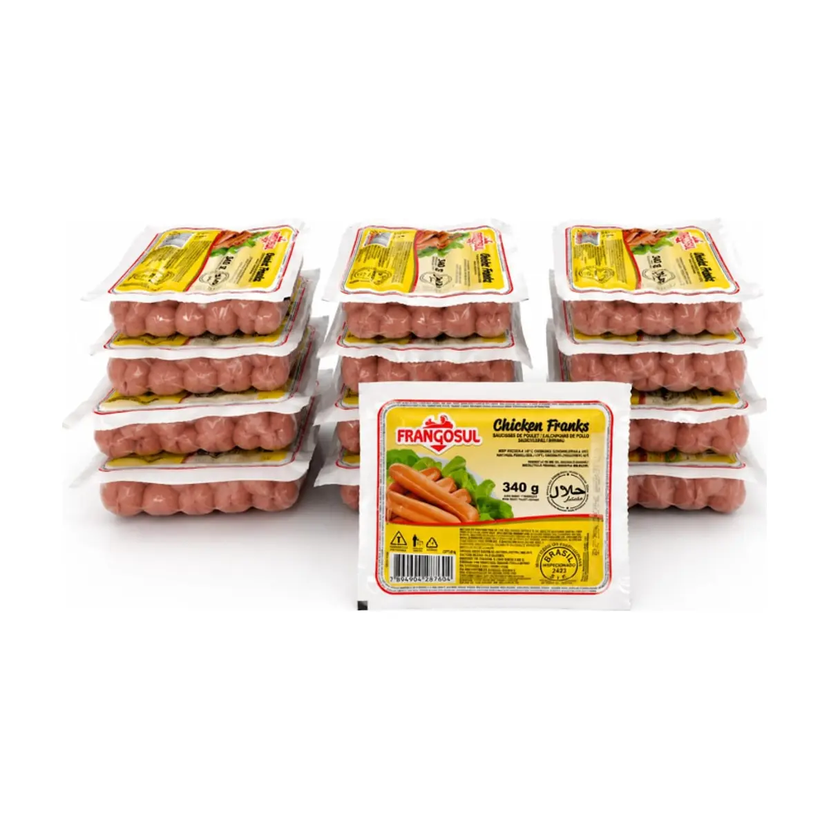 Salchicha de pollo Frangosul (12 x 340 g) - Miniatura 1