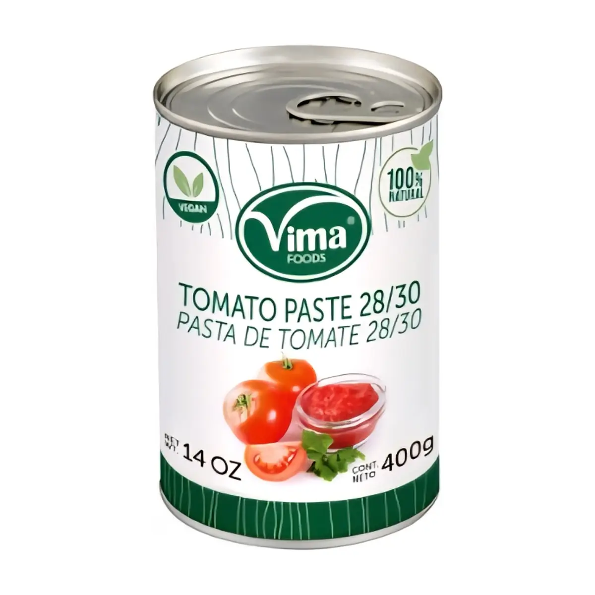 Pasta de tomate Vima Foods (400 g / 14 oz) - Thumbnail 9