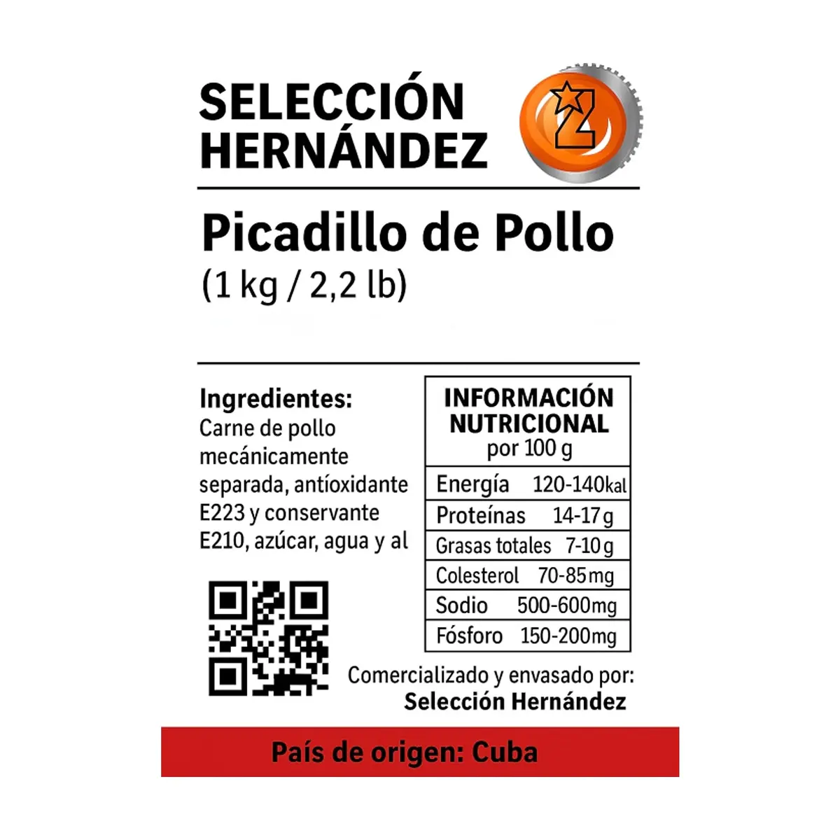 Picadillo de pollo Selección Hernández (1 kg / 2.2 lb) - Thumbnail 3
