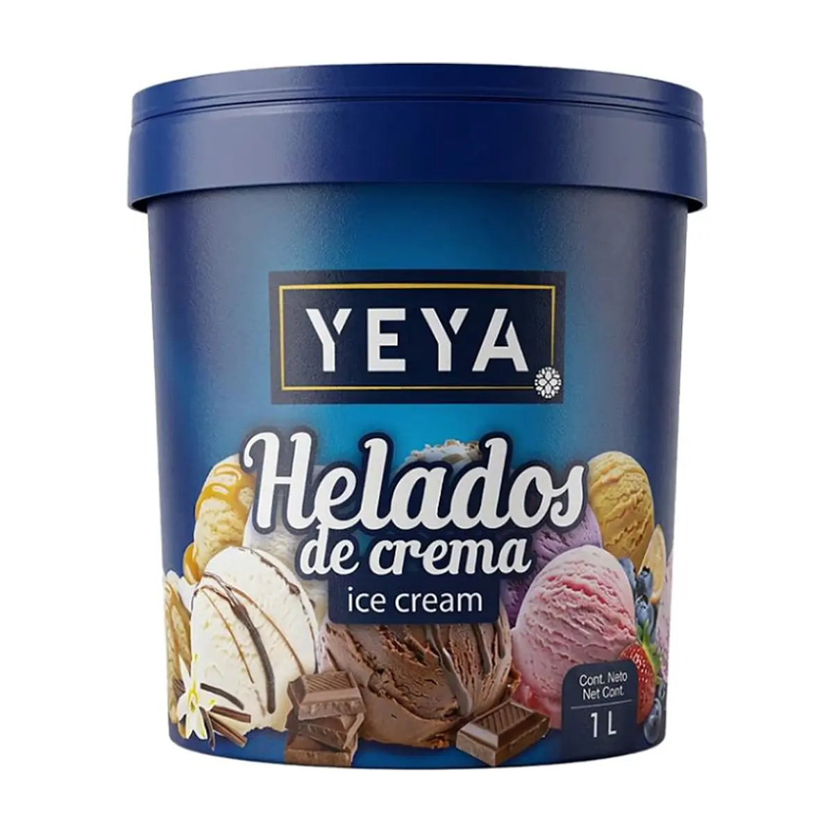 Strawberry Flavored Cream Ice Cream (1 L)
