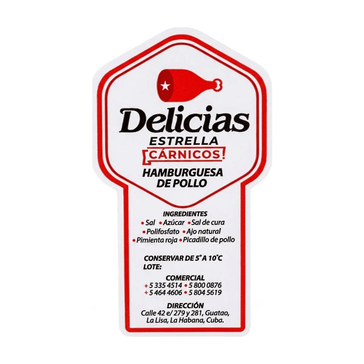 Hamburguesa de pollo Delicias Estrella (200 g / 7.05 oz) - Thumbnail 2