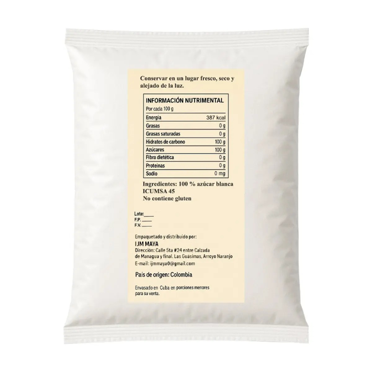 Azúcar blanca IJM Maya (2.27 kg / 5 lb) - Thumbnail 2