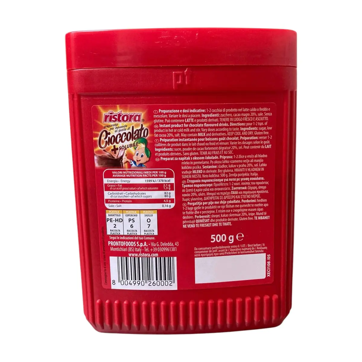 Chocolate soluble Ristora (500 g / 1.10 lb) - Thumbnail 2