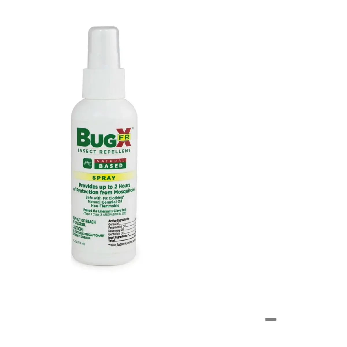 Repelente contra insectos en spray BugX (59 ml / 2 oz)