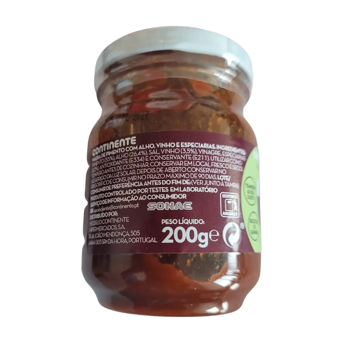 Pasta con pimienta, ajo, vino y especias Continente (200 g / 7.05 oz) - Thumbnail 3