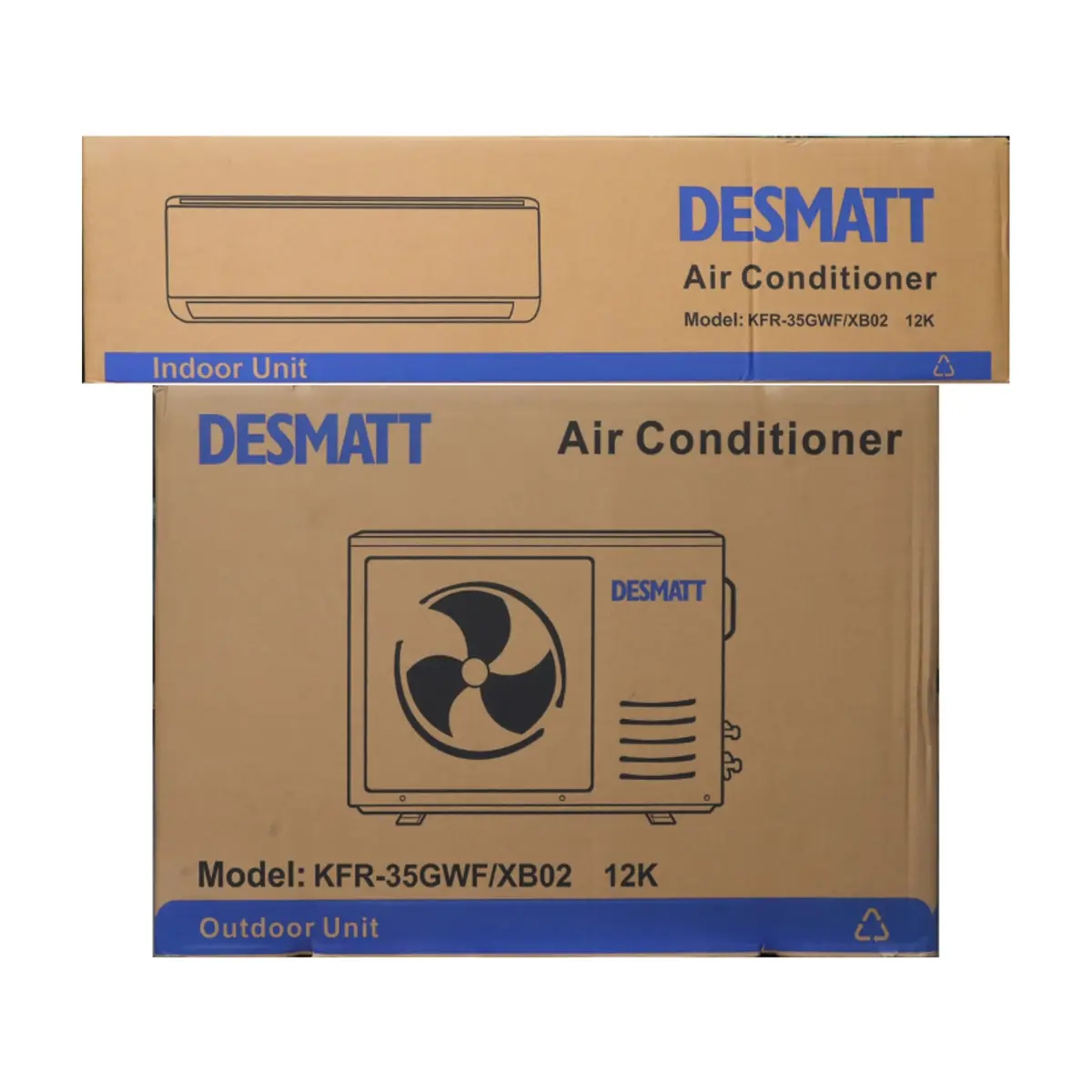 Aire acondicionado -split- de 1 tonelada Desmatt KFR-35GWF/XB02 - Miniatura 4