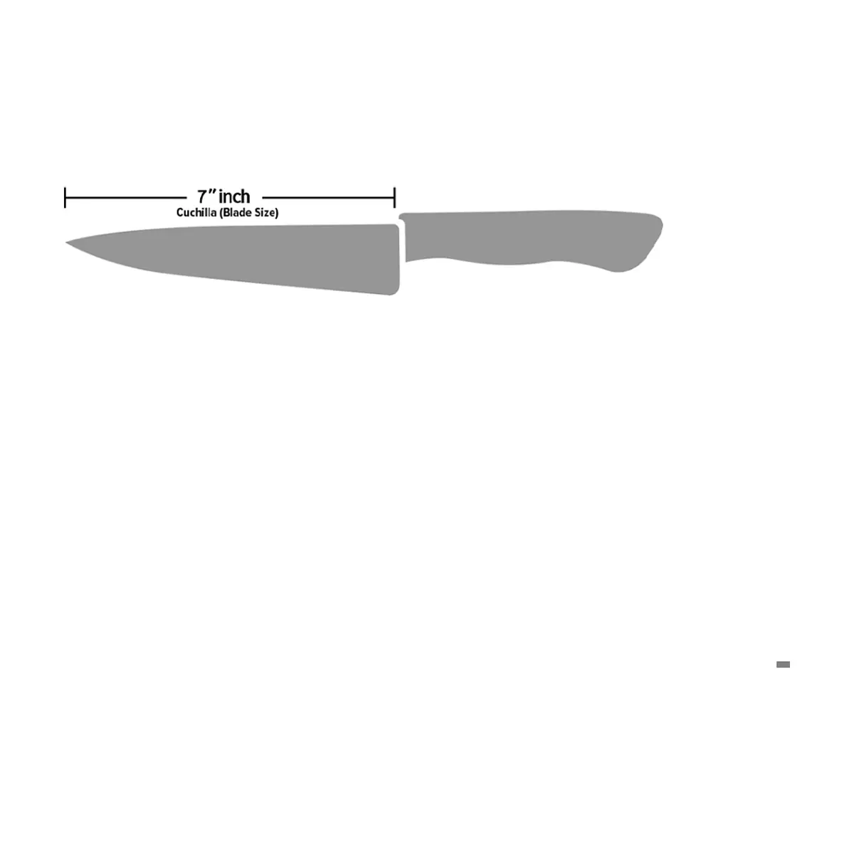 Cuchillo multiuso de cocina 7" Excalibur - Thumbnail 5
