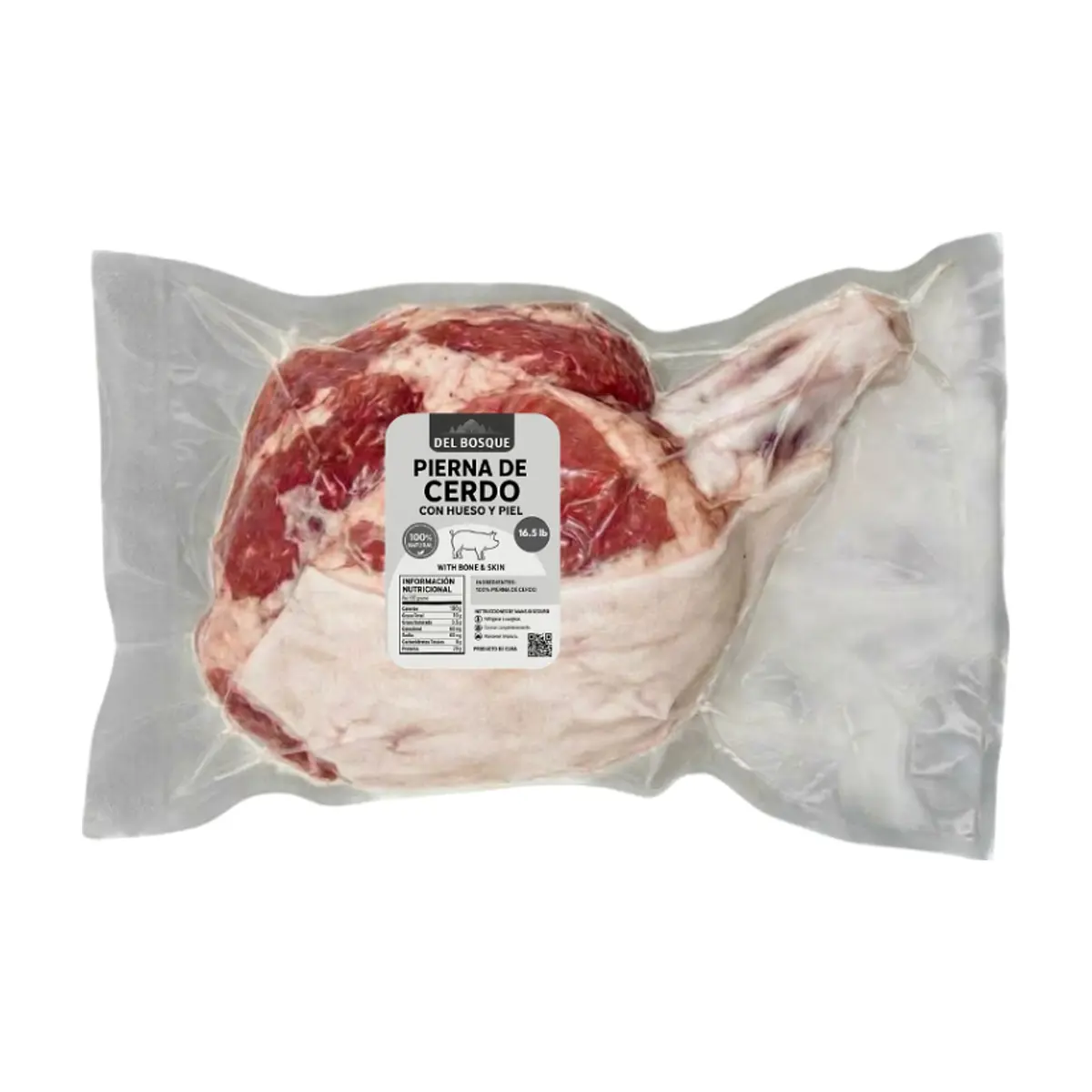 Pierna de cerdo con piel y hueso Del Bosque (7.48 kg / 16.5 lb) - Miniatura 3