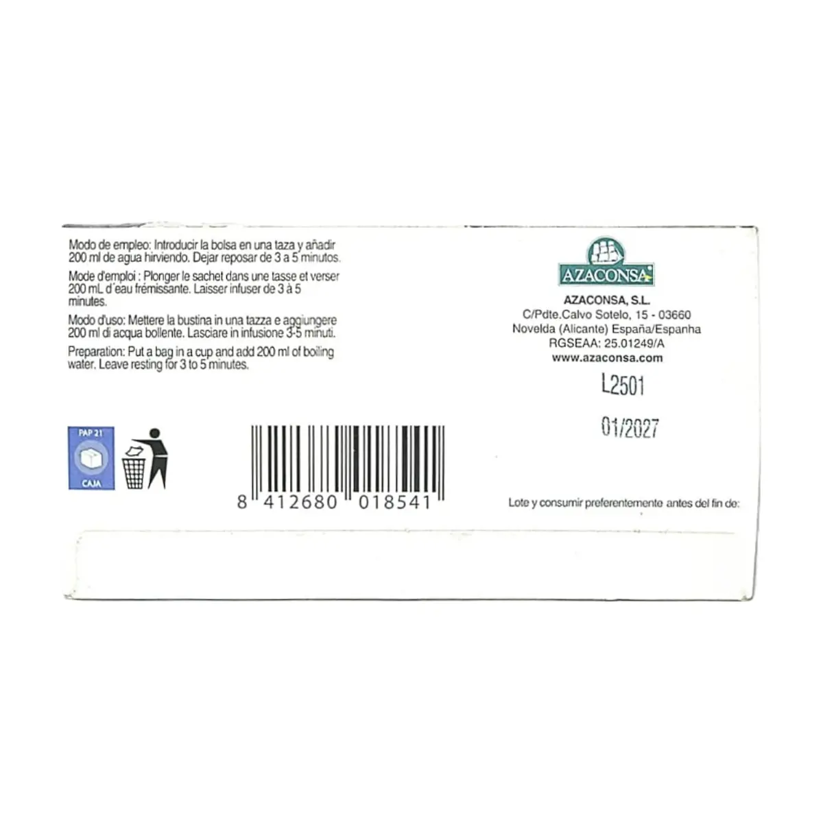 Te night relax Ship Tes Mundo (45 g / 1.6 oz) - Thumbnail 2