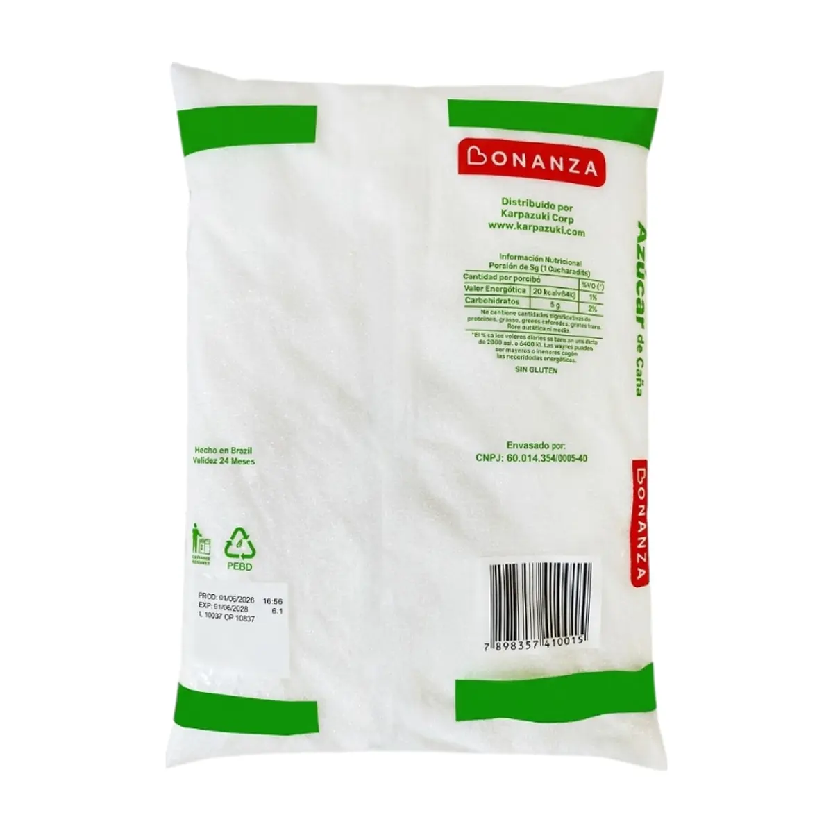 Azúcar blanca Bonanza (1 kg / 2.2 lb) - Thumbnail 2