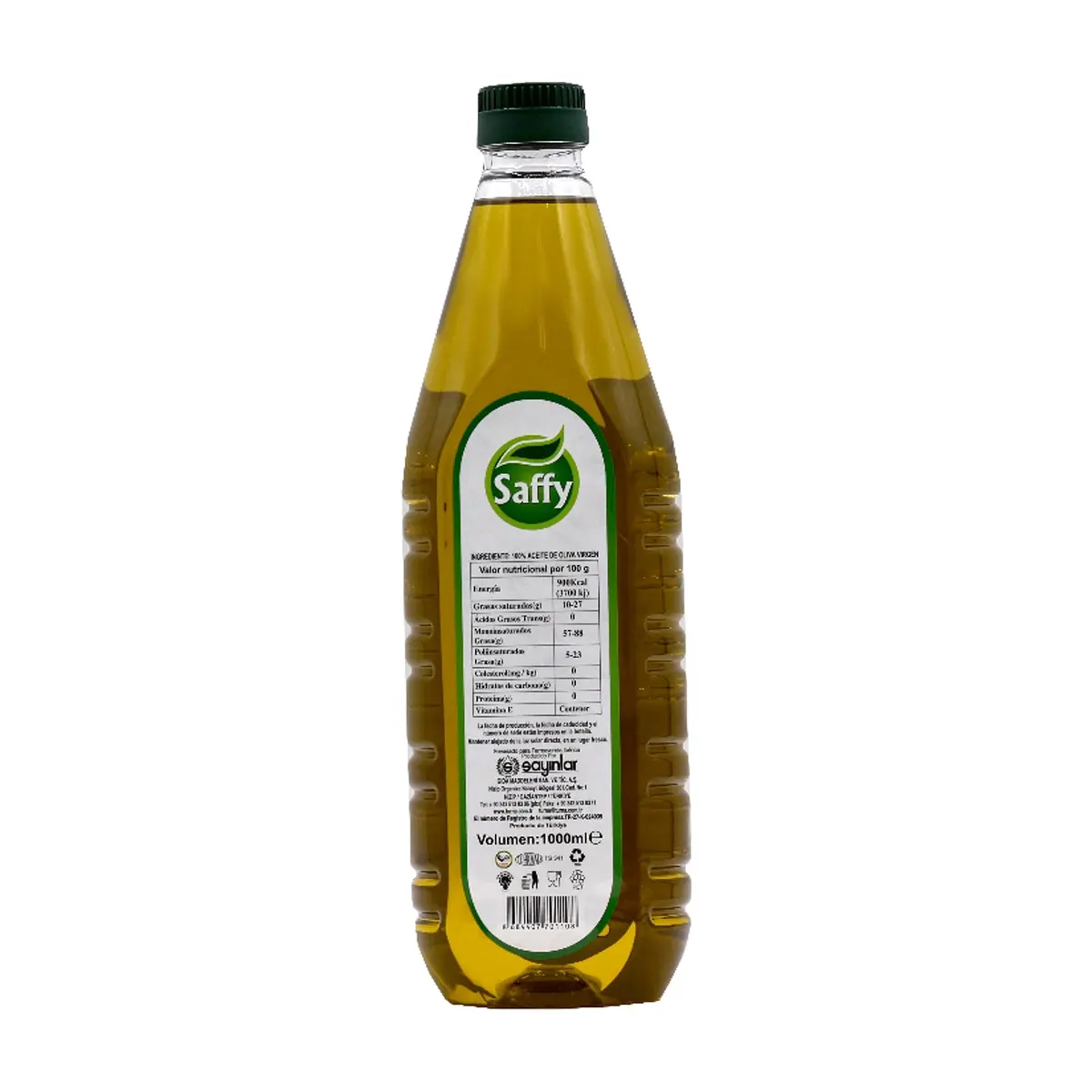 Aceite de oliva virgen Saffy (1 L) - Thumbnail 2