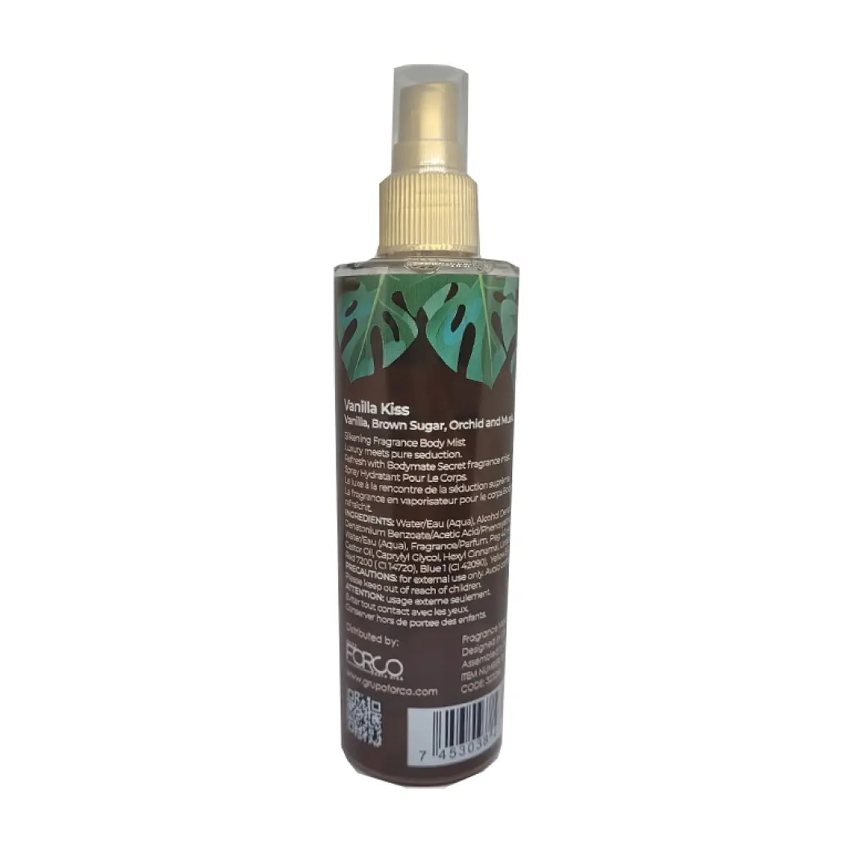 Colonia corporal - perfume spray - para mujer fragancia combinada de vainilla y azúcar morena Bodymate (250 ml / 8.4 fl.oz.) - Thumbnail 9