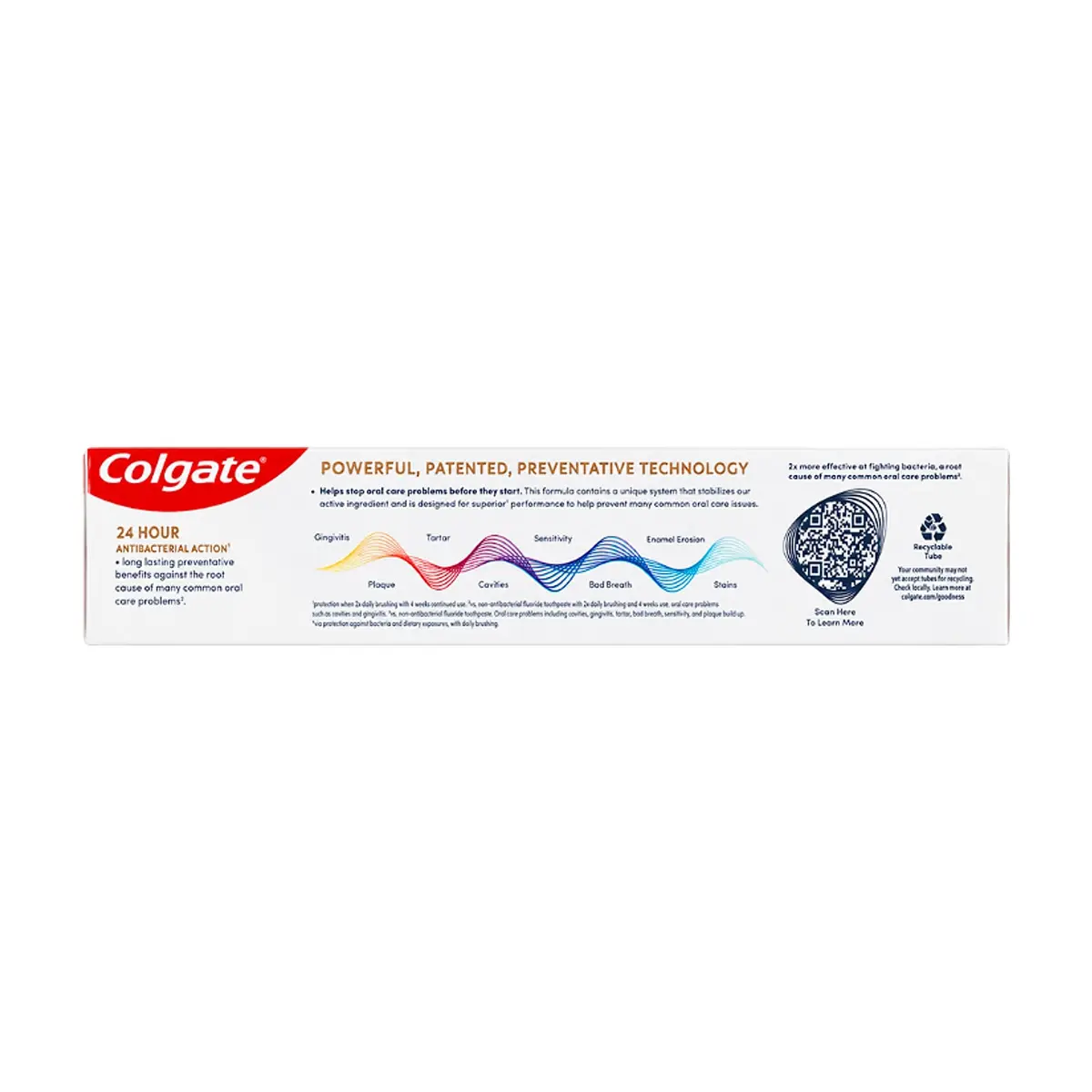 Pasta dental blanqueadora prevención activa Colgate Total (144 g / 5.1 oz) - Miniatura 2