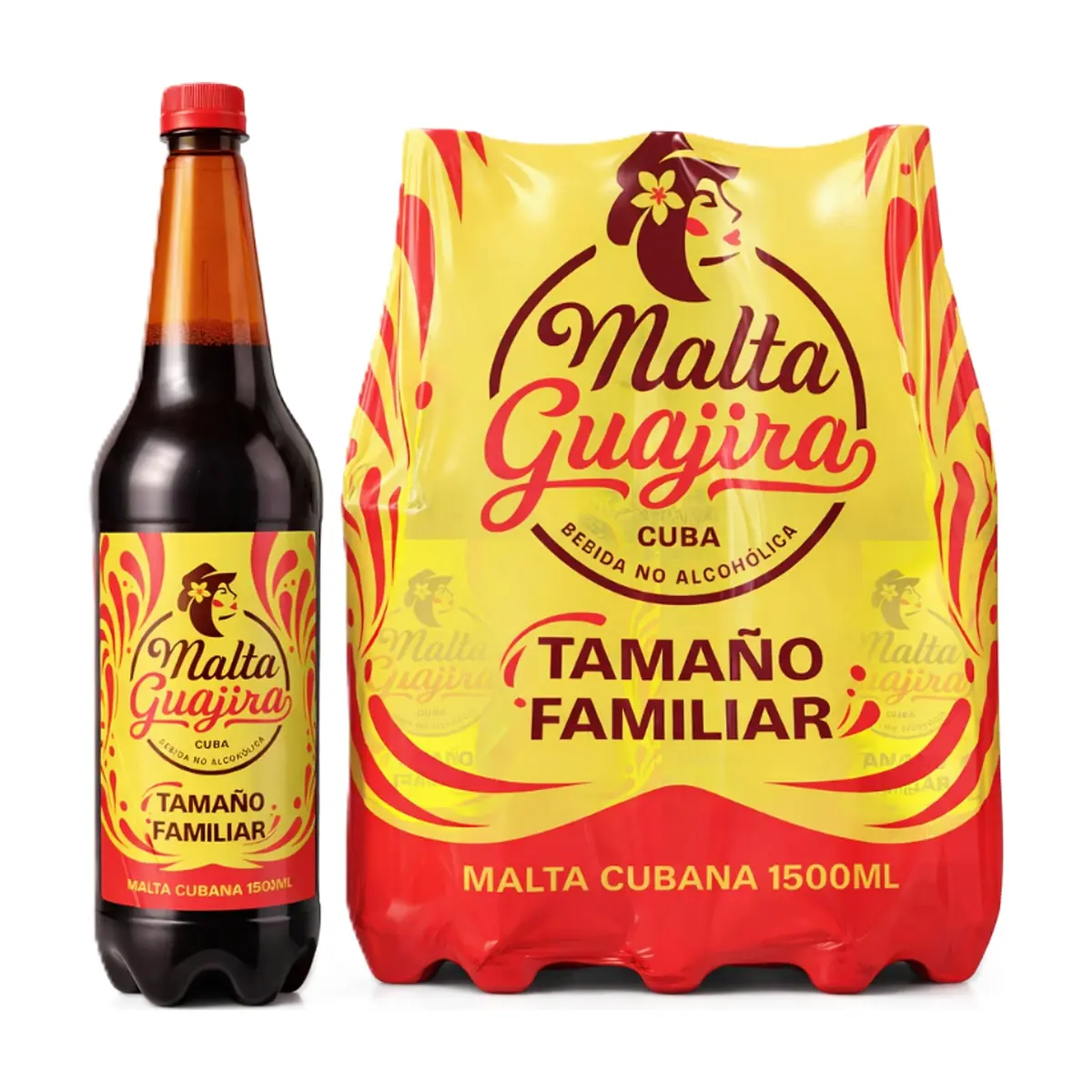 Malta tamaño familiar Guajira (6 x 1.5 L)