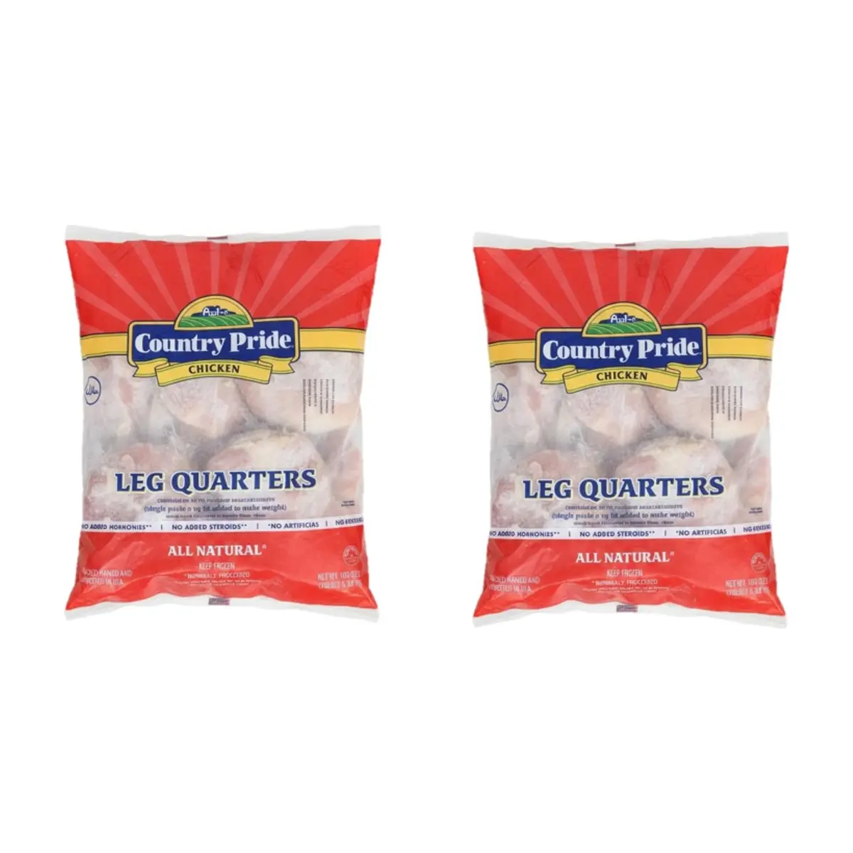 Cuartos traseros pollo Country Pride (2 x 4.54 kg / 10 lb)
