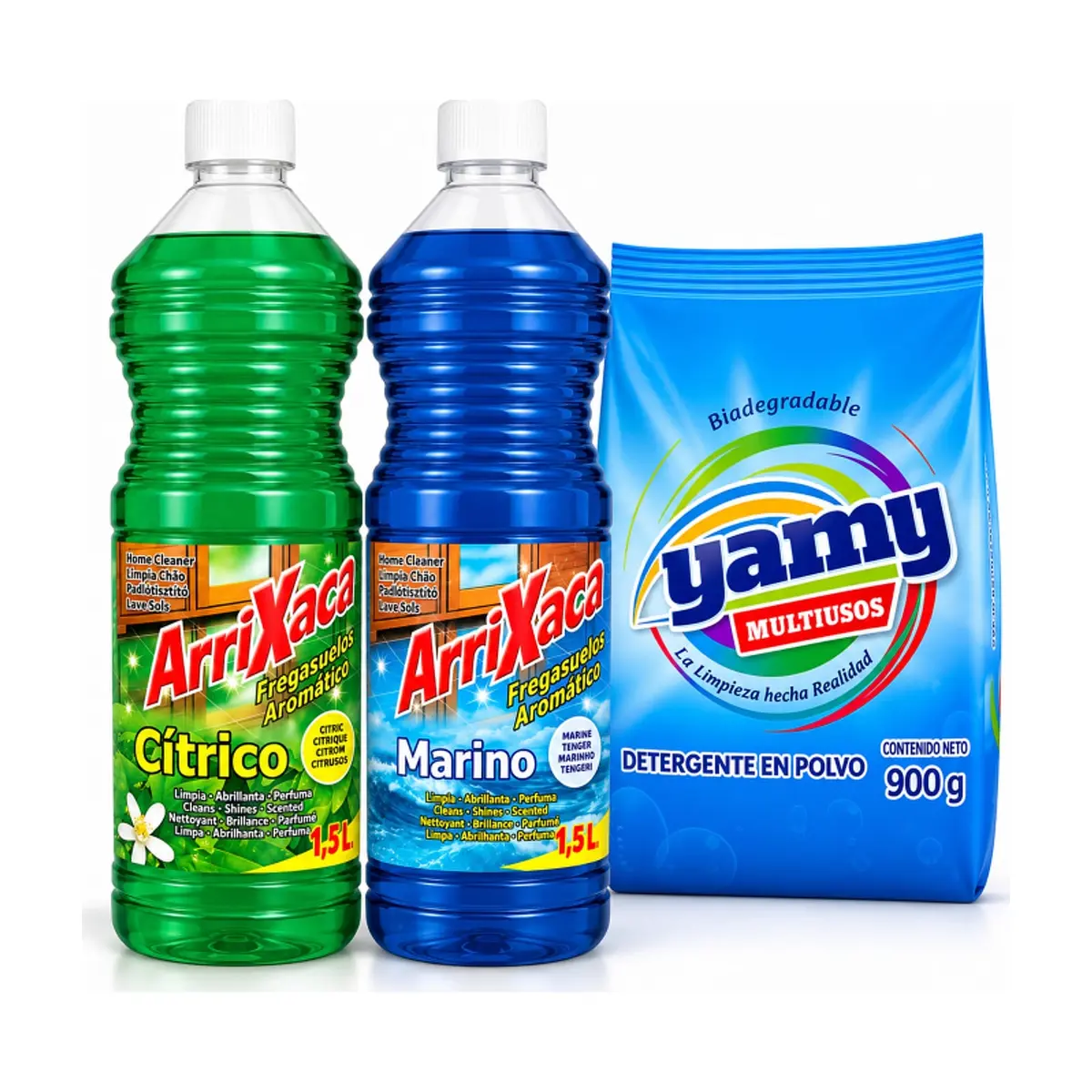 Detergente + friegasuelos