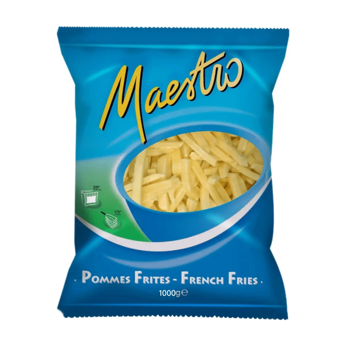Papas prefritas Maestro (1 kg / 2.2 lb) - Imagen 1