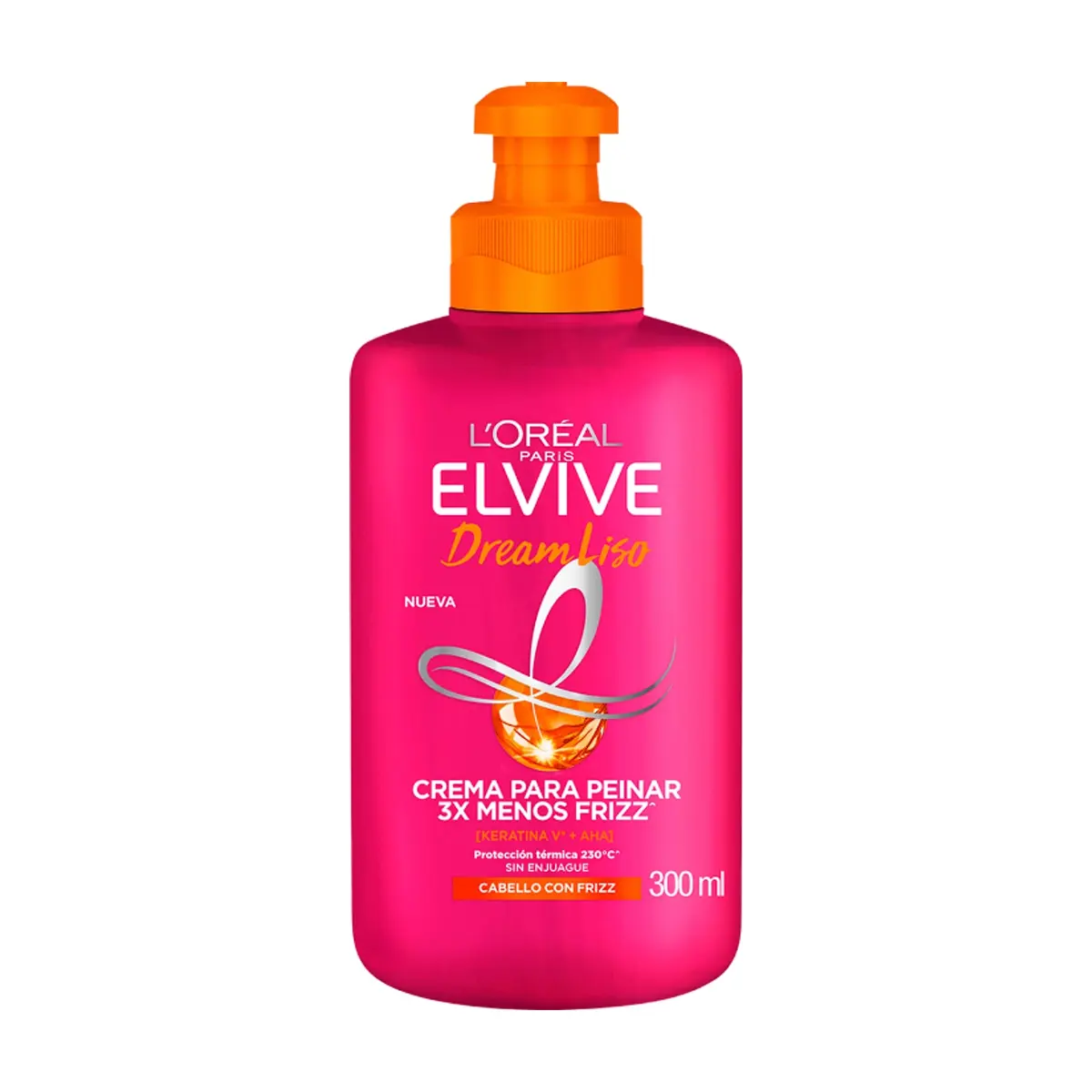 Crema para peinar Dream Liso L'Oréal Paris Elvive (300 ml)