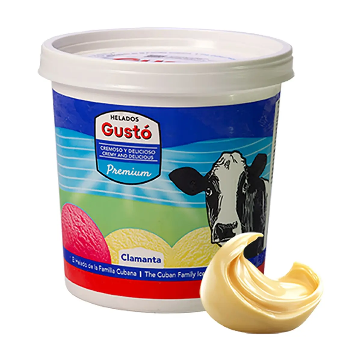 Helado Premium de leche condensada Gustó (1 L) - Miniatura 1