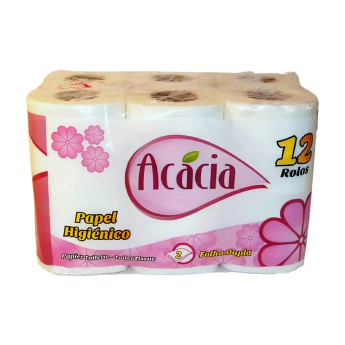 Papel sanitario doméstico doble hoja Acácia (12 U) - Thumbnail 4